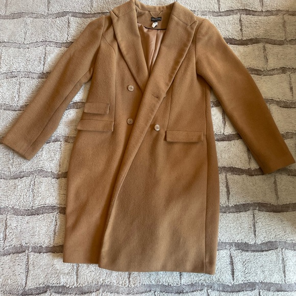 Long Tall Sally Camel Coat - Picture 2 of 10